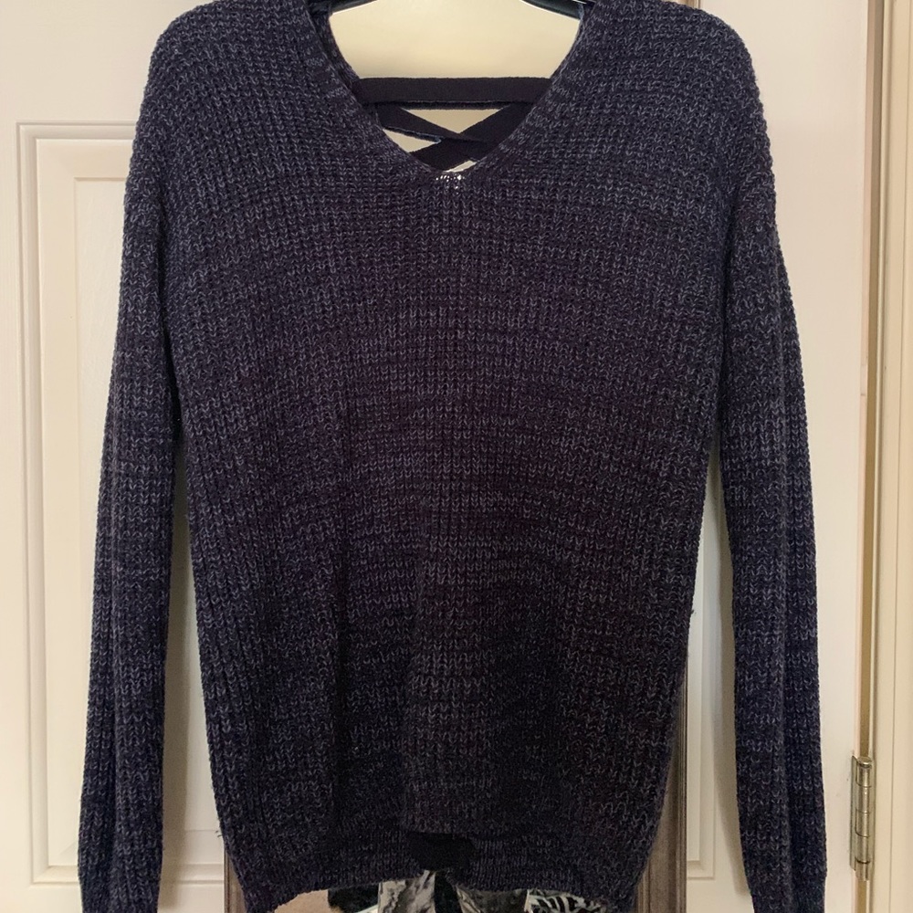 Purple oversized sweater